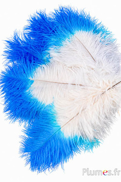 Strauss - 30-40 cm - creme türkise Spitze